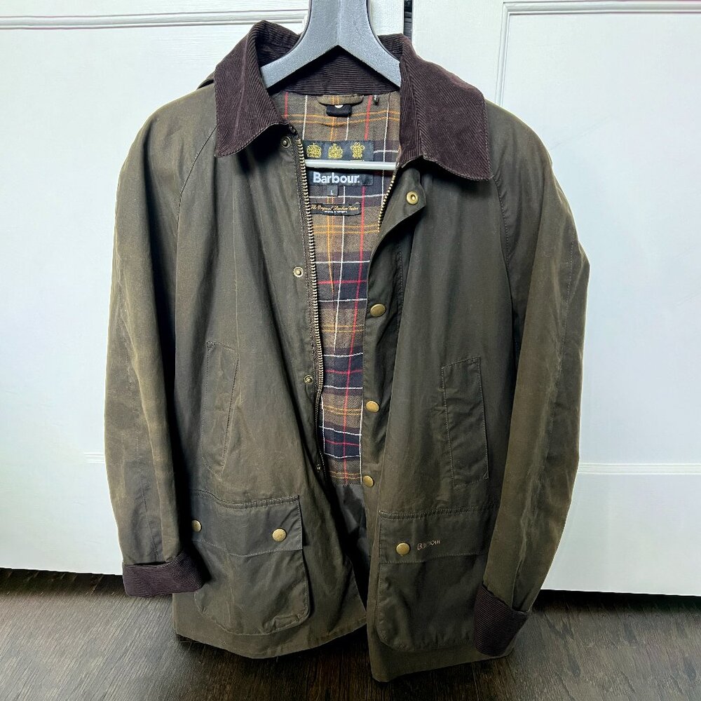 Barbour Dark Olive Bedale Men's Jacket